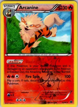 Pokemon | Next Destinies | Arcanine (12) | 12/99 | Reverse Holo | LP - Image 1