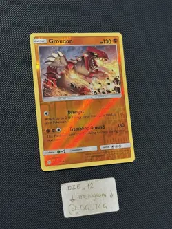 Pokemon Cosmic Eclipse - Groudon - 113/236 - Reverse Holo Rare - NM - Image 3