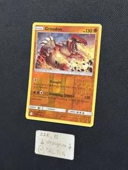 Pokemon Cosmic Eclipse - Groudon - 113/236 - Reverse Holo Rare - NM - Image 4