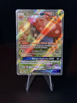Pokemon Vileplume GX Cosmic Eclipse Ultra Rare Holo 211/236 English - Image 1