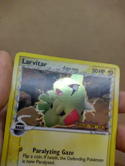Pokemon Larvitar Reverse EX Dragon Frontiers 52/101 Near Mint Condition - Image 4
