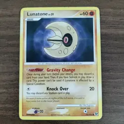 Lunatone 76/106 - MP Great Encounters - 2008 Common Pokemon TCG Card - Image 1
