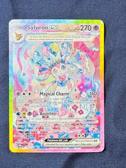 Sylveon ex 156/131 SIR Pokemon Prismatic Evolutions MP Full Art Read - Image 1
