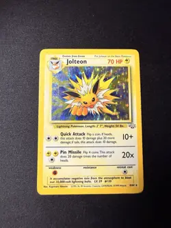 Pokemon TCG Jolteon Jungle 4/64 Holo Unlimited Holo Rare - Image 1