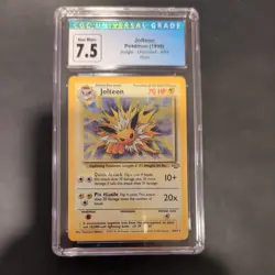 Pokemon Card Jolteon Jungle Unlimited Holo 4/64 CGC 7.5 - Image 1