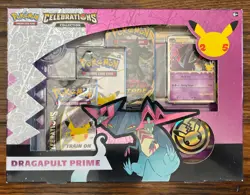 POKEMON CELEBRATIONS DRAGAPULT PRIME COLLECTION BOX – SEALED – 25TH ANNIVERSARY 820650809385 - Image 1