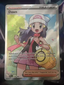 Pokemon Dawn 118/094 Illustration Rare – Phantasmal Flames – NM – Pack Fresh - Image 1