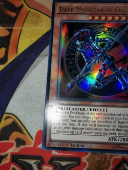 Dark Magician of Chaos ygld-enc02 1st Edition (LP/MP) Ultra Rare Yu-Gi-Oh! - Image 4
