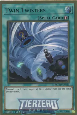 Yugioh Twin Twisters MGED-EN043 Premium Gold Rare 1st Edition Near Mint - Image 1