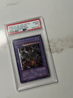 YUGIOH PSA 9 EURO Cyberdark Dragon CDIP-EN035 Ultimate Rare 1st Edition - Image 3
