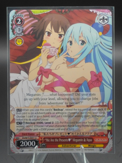 Weiss "We Are the Presents" Megumin & Aqua (U) - KONOSUBA - Image 1