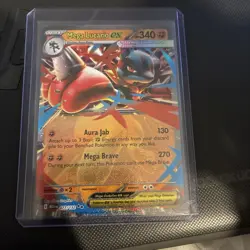 Mega Lucario ex - 077/132 - Double Rare - Mega Evolution - Pokemon Card NM - Image 1