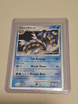 Pokemon Gyarados TCG Card Stormfront 19/100 World Championship 2010 RARE - - Image 1