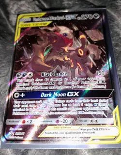 Umbreon & Darkrai GX SM241 Black Star Promo Holo - Tag Team Pokemon Card NM - Image 1