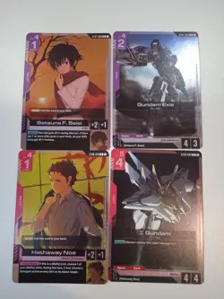 Gundam Card Game - Starter Deck 7 and 8 Release event promo cards set - Image 1