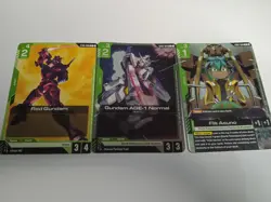 GD02 Promo Release Card Set (RED GUNDAM + AGE-1 + Flit) - Gundam Card Game - Image 1