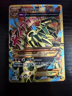 Primal Groudon EX #97/98 XY Ancient Origins Pokemon Card LP - Image 1