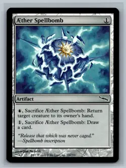 Magic The Gathering Mirrodin Aether Spellbomb #141/306 Foil MTG TCG CCG - Image 1