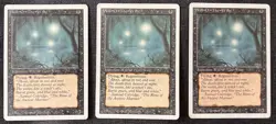 MTG Will-O-The-Wisp x3 - Revised - LP-MP - Vintage Magic the Gathering - Image 1