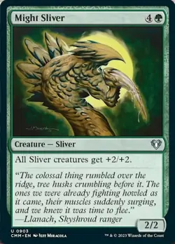 1 x Might Sliver - Commander Masters - NM-Mint - MTG - Image 1