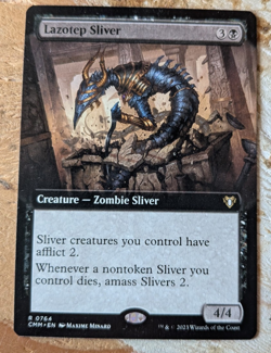 MTG Lazotep Sliver - Commander Masters NM - Image 1