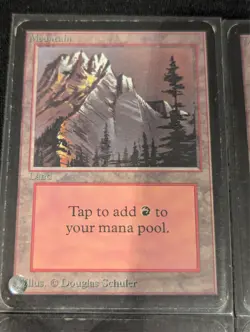 Mountain x4 - Alpha - Land - LP - MTG - Magic the Gathering - Basic Land - Image 2