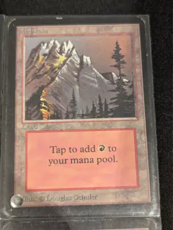 Mountain x4 - Alpha - Land - LP - MTG - Magic the Gathering - Basic Land - Image 3