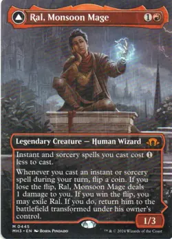 MTG: Modern Horizons 3: Borderless Ral, Monsoon Mage: Lightly Played Condition - Image 1