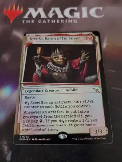 Mtg. Krenko, Baron of Tin Street. Foil Showcase. Murders at Karlov Manor. Nm - Image 1