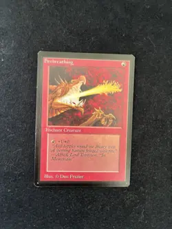 Magic the Gathering Firebreathing X2 Beta NM - Image 2