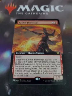 Mtg. Keldon Flamesage. Foil Extended Art. Dominaria United. Nm - Image 1