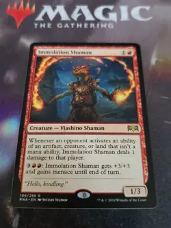 Mtg. 2x Immolation Shaman. Ravnica Allegiance. Lp - Image 1