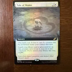 Magic: The Gathering Tale of Momo 2025 Rare Foil Extended Art Avatar Set - Image 2
