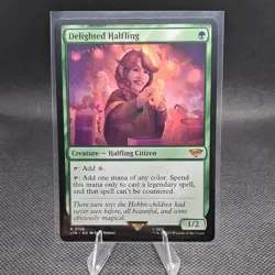 Wizards of the Coast Delighted Halfling Rare Creature Universes Beyond LOTR Reg… - Image 1