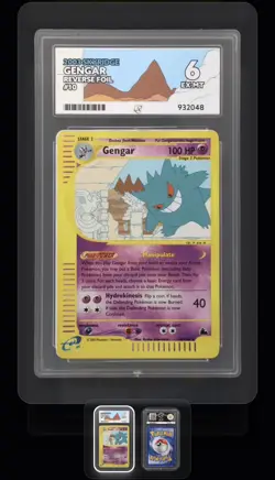 Pokemon Gengar TCG Skyridge 10/144 reverse holo ACE Grading 6 - Image 2