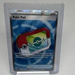 Poke Pad Trainer-Item Card POR 113/088 Holo Pokemon TCG English - Image 1