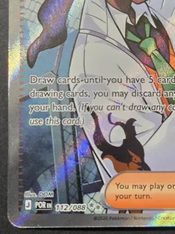 Pokemon TCG: Perfect Order - Naveen (112/088) Full Art Trainer Ultra Rare - Image 5