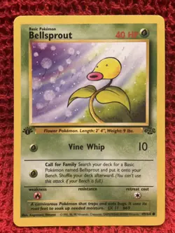 Bellsprout LP - First / 1st Edition - Jungle 49/64 / Common - 1st Ed - Pokemon - Image 1