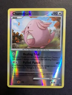 Pokemon Platinum Set COMMON Chansey 69/127 - Reverse Holo NM/Mint - Image 1