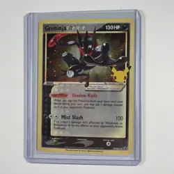 Pokemon Greninja Gold Star SWSH144 Celebrations Promo Holo NM Clean Copy - Image 1