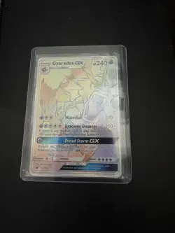 Gyarados GX 112/111 Crimson Invasion Rainbow Secret Rare Full Art Pokemon - Image 3