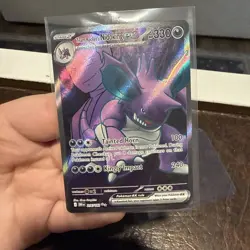 Pokemon Team Rocket's Nidoking ex Ultra Rare SV10: Destined Rivals 216/182 NM - Image 1