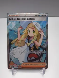 2025 Pokemon Mega Evolution Lillie's Determination Ultra Rare 169/132 - Image 1