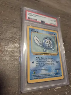 poliwag base set Psa 10 Vintage Pokemon - Image 1