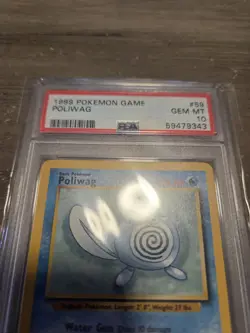 poliwag base set Psa 10 Vintage Pokemon - Image 3