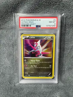 Latias Pokemon Dragon Vault Mini-Set PSA 8 - Image 1
