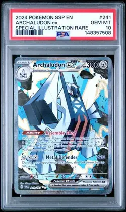 PSA 10 - Archaludon ex 241/191 Pokemon Surging Sparks Special Illustration Rare - Image 1