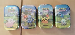 LOT OF 4 SEALED Pokemon TCG Ascended Heroes MINI TINS - Image 1