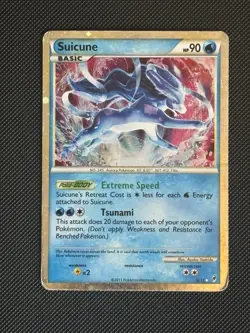 Suicune SL11 Holo Rare-Pokemon TCG:HGSS Call of Legends Shiny Secret Rare-HP - Image 1