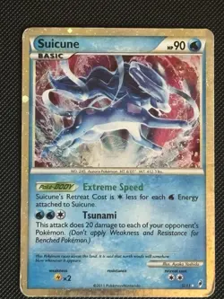 Suicune SL11 Holo Rare-Pokemon TCG:HGSS Call of Legends Shiny Secret Rare-HP - Image 2